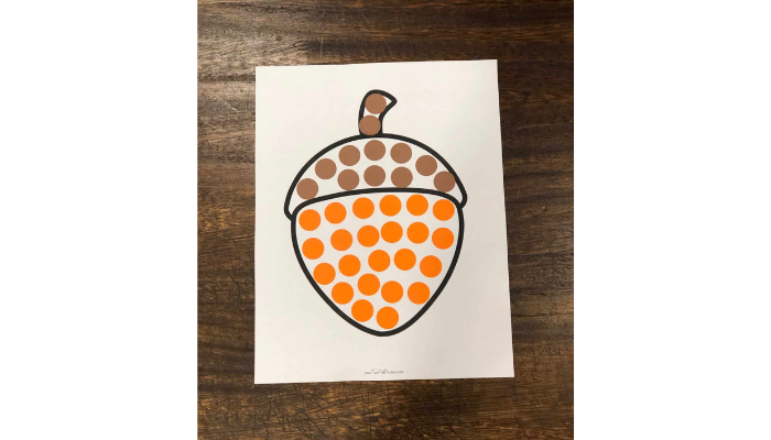 fall dot - sticker collage ideas