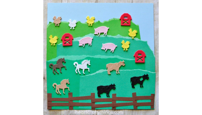 farm animal - sticker collage ideas