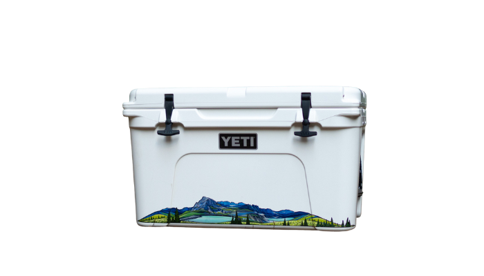 glacier national park - yeti cooler sticker ideas