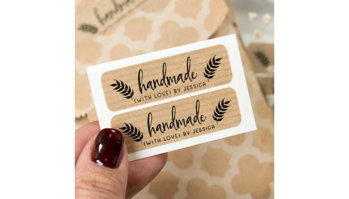 handmade with love - cute sticker packaging ideas