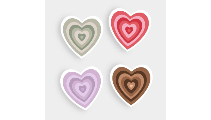 heart stickers