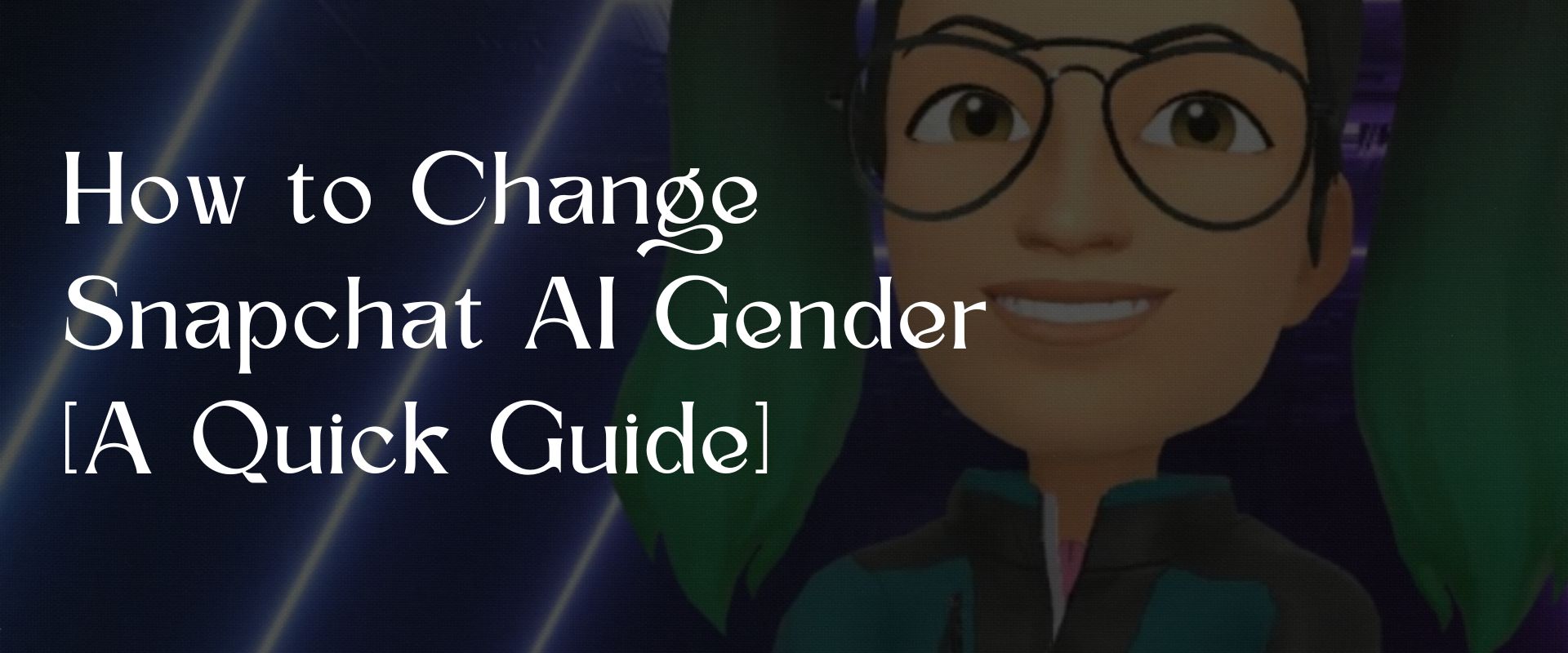 how to change snapchat ai gender