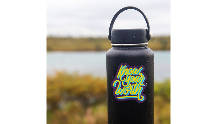 Stickers to go store on hydro flask