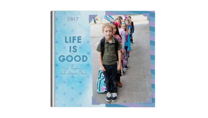 life is good - yearbook cover idea