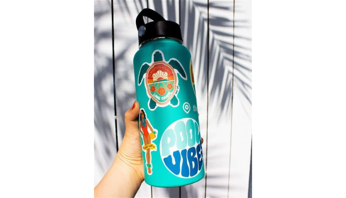 pool vibe - hydro flask sticker ideas