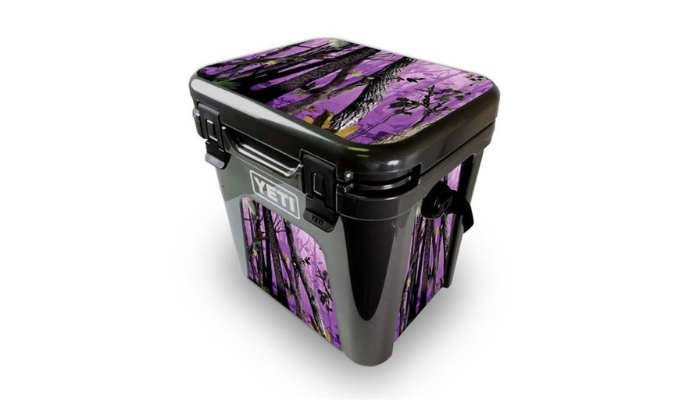 purple tree camo - yeti cooler sticker ideas