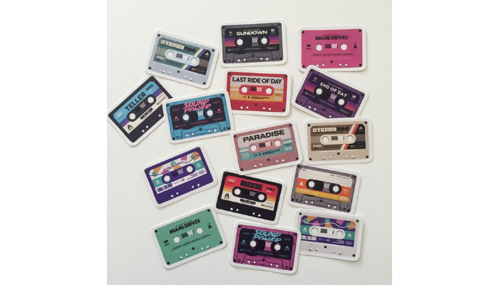 retro music - cute diy sticker ideas