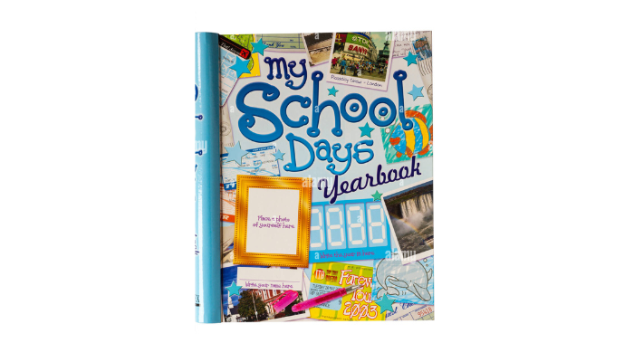 school days yearbook cover