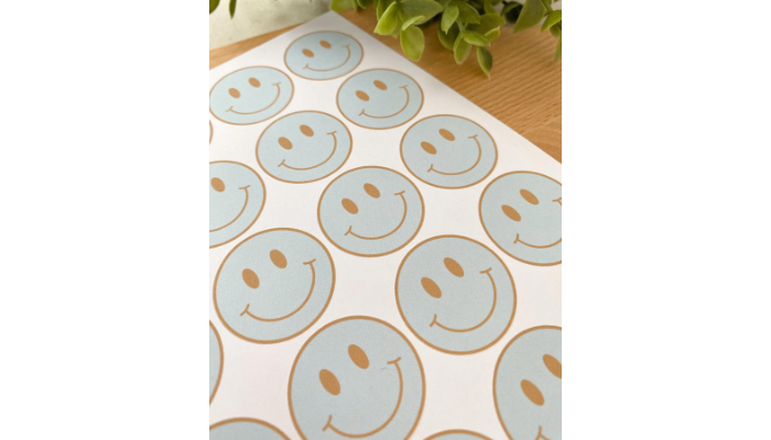 smiley - sticker packaging ideas