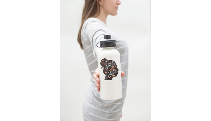 Decorated white hot sale hydro flask