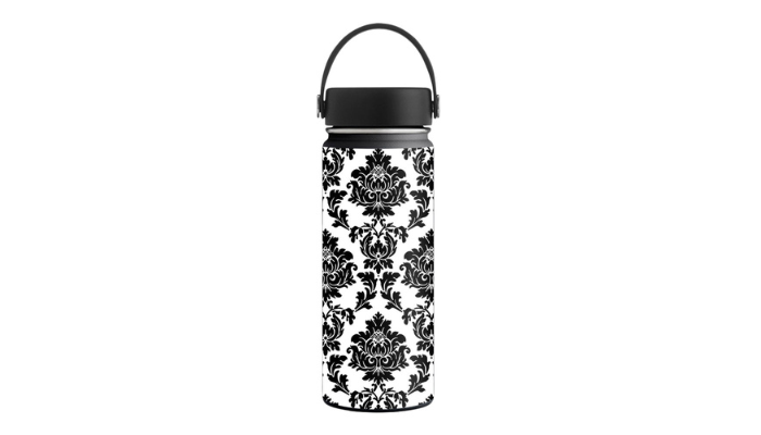 Decorated white deals hydro flask