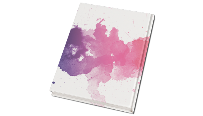 watercolor - yearbook cover ideas