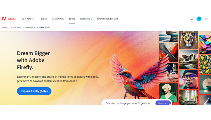 adobe firefly - alternative to midjourney