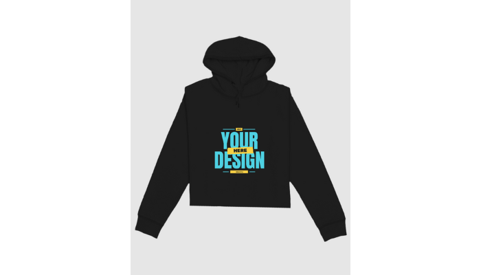 customizable background black hoodie template
