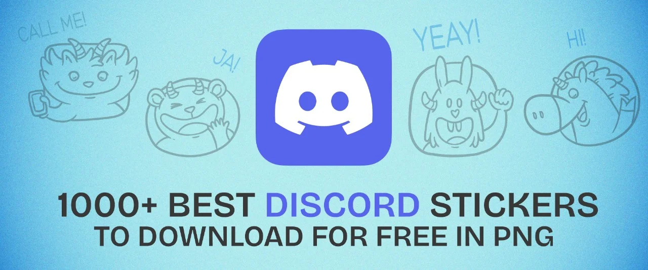 1000+ Best Discord Stickers to Download for Free in PNG