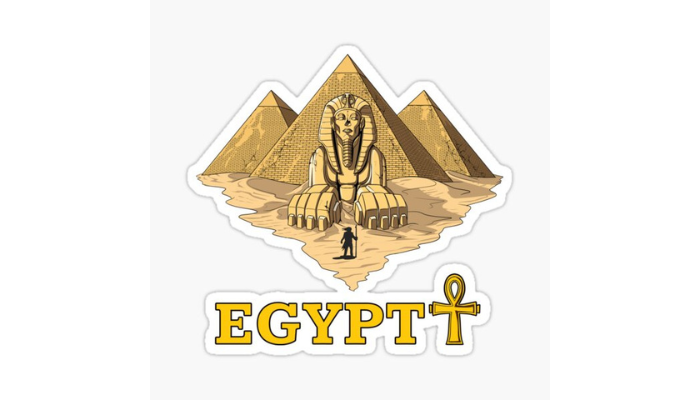 egypt - travel sticker display ideas