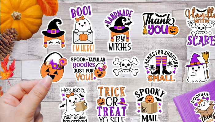 halloween - business sticker ideas