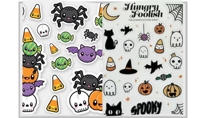 halloween sticker ideas