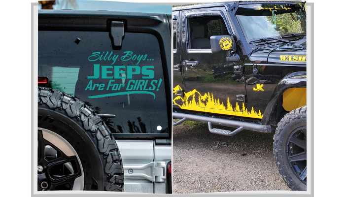 jeep sticker ideas