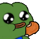 pepe eating fried chicken discord gif sticker