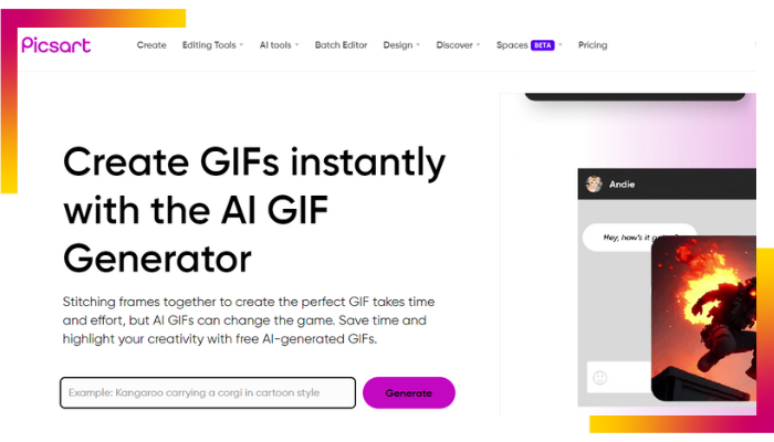 Here's How To Use AI GIF Generator From Picsart