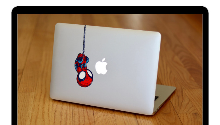 spiderman laptop sticker ideas