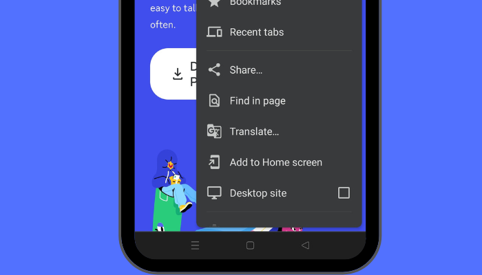 tick the desktop site box on how to make stickers on discord mobile