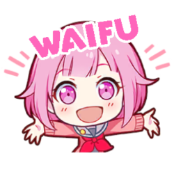 waifu - anime discord stickers