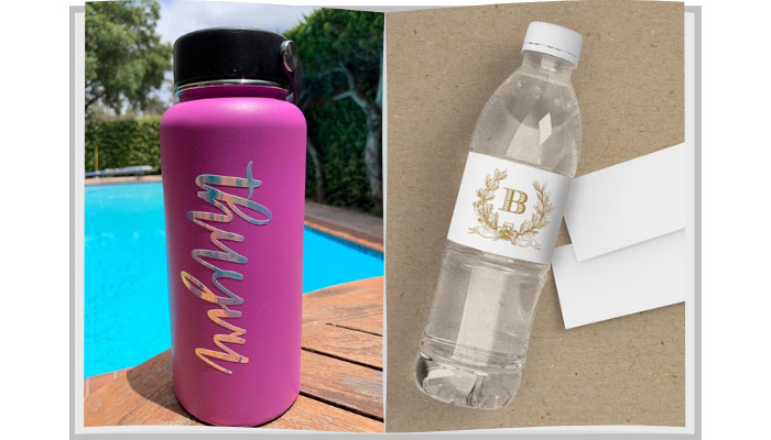 water bottle sticker ideas