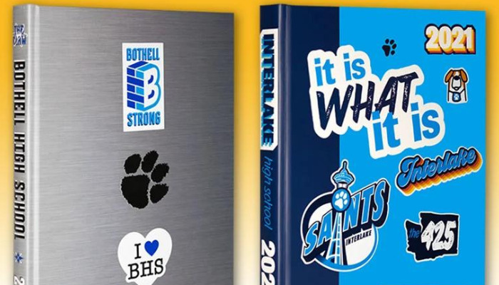 yearbook covers - business sticker ideas