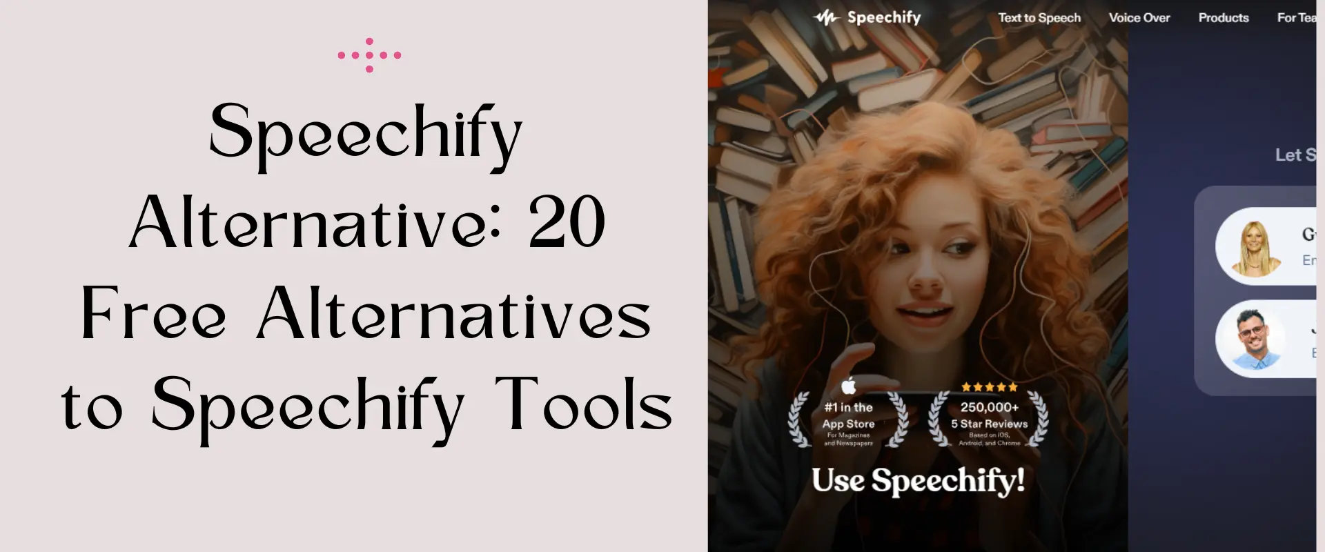 20 Best Speechify Alternatives Free Tools for Text To Speech