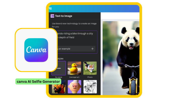 canva - ai selfie generator