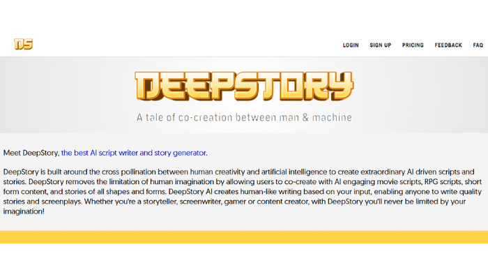 deepstory - novelai alternative