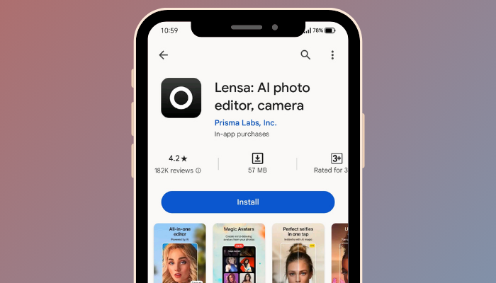 lensa app for instagram ai trend