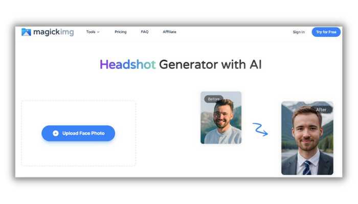 magickimg - headshot ai generator