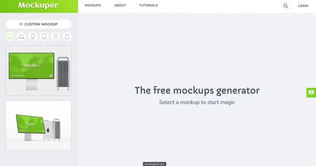 mockuper mockup generator