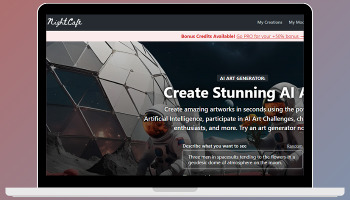 nightcafe -  ai art generator instagram trend