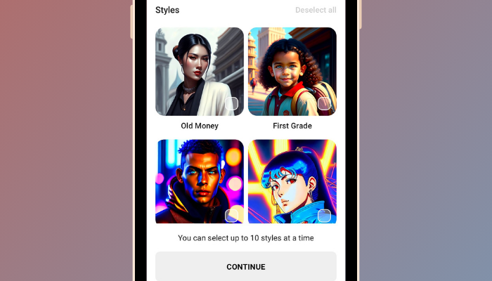 style selection for instagram ai trend
