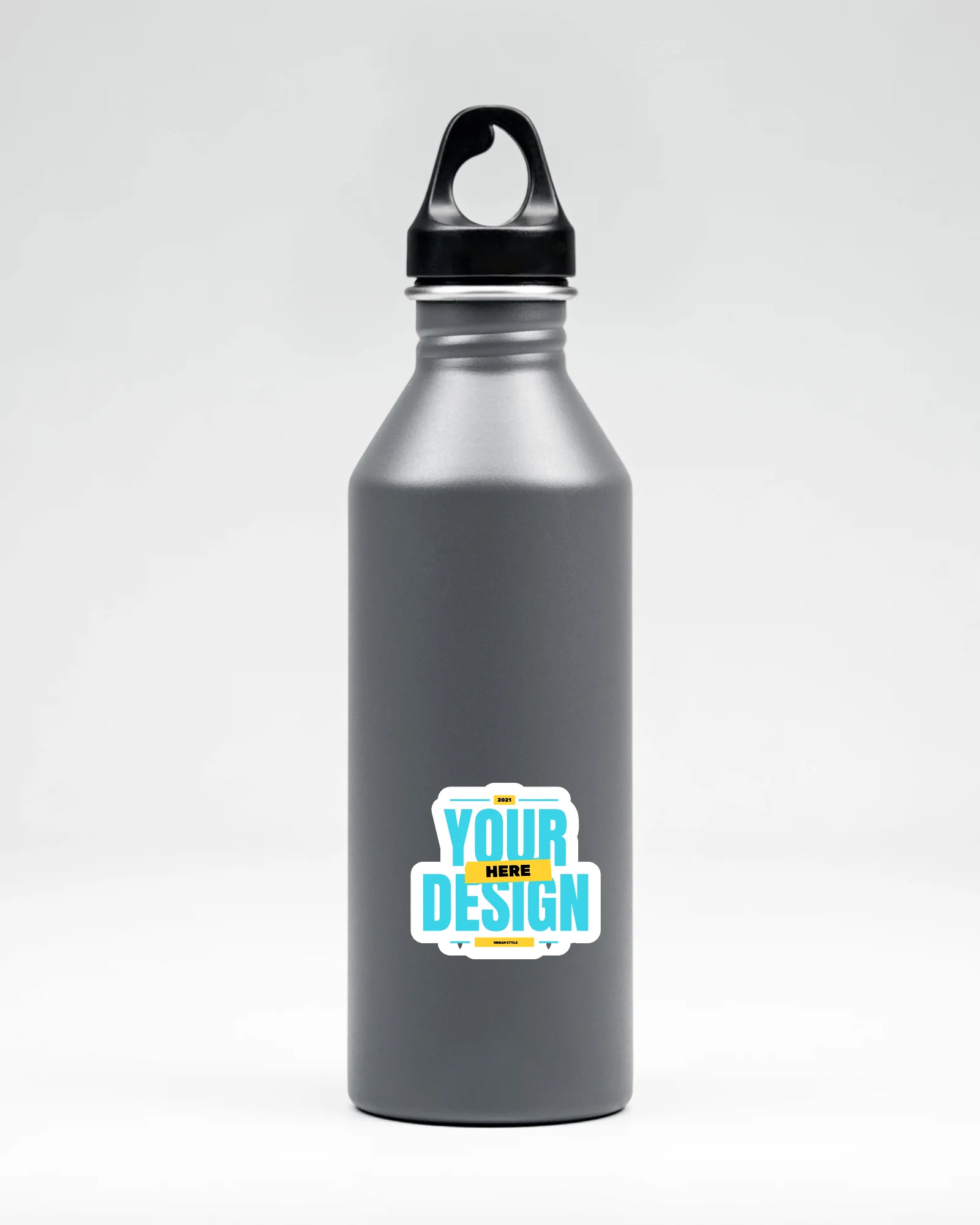 Option to create sticker mockup on your sipper bottle