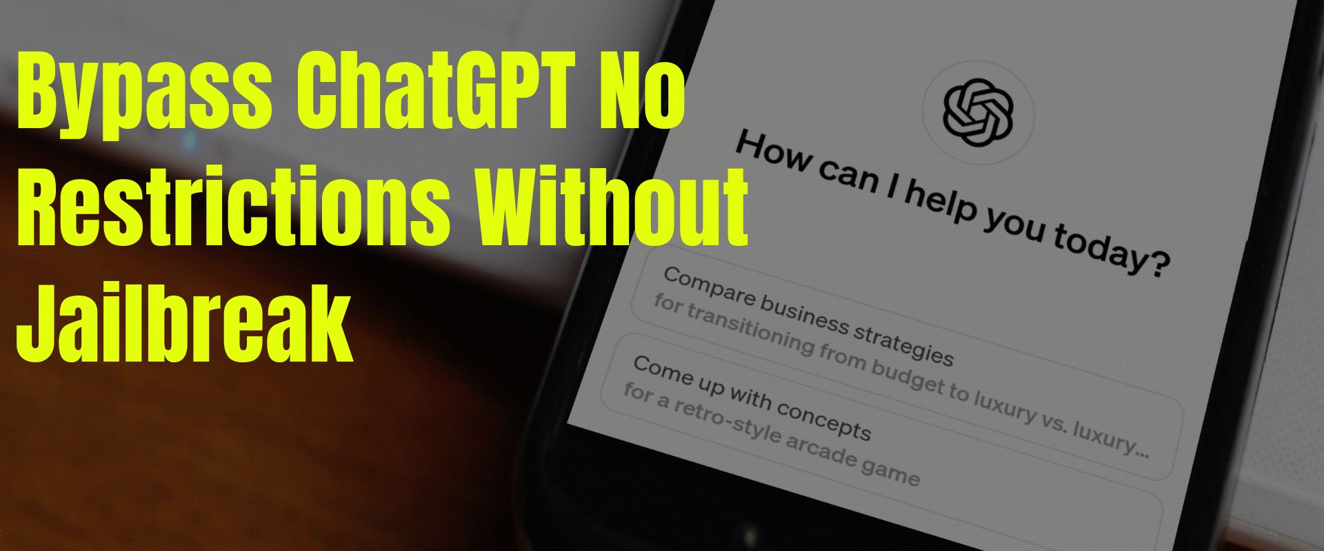 ChatGPT — Jailbreak Prompts. Generally, ChatGPT avoids addressing