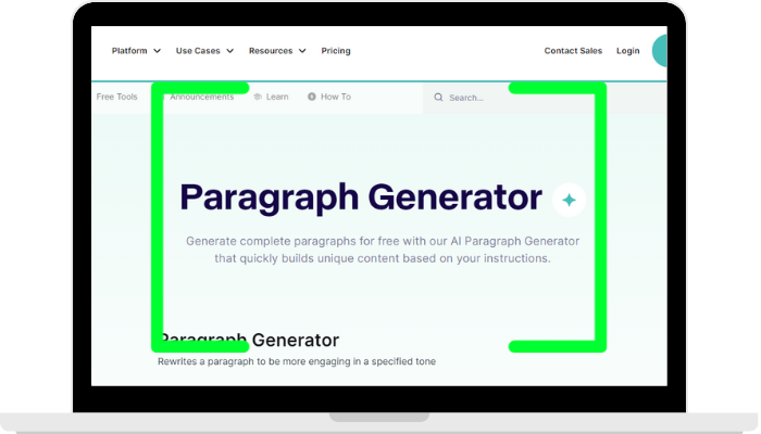 copy - ai paragraph generator