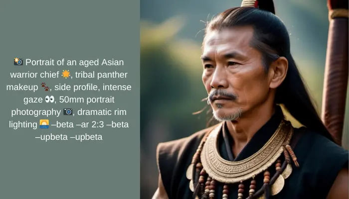 asian warrior stable diffusion prompt