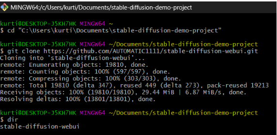 Stable Diffusion WebUi - Installation on local PC.