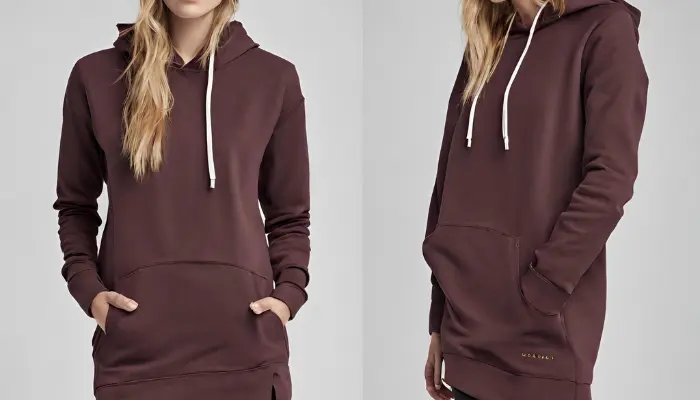 longline hoodie for women