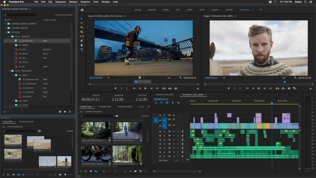 Adobe Premiere Pro - ai tool for video editing