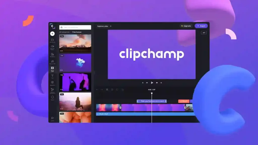 Clipchamp - ai video editing tools