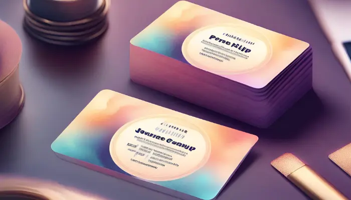 how to make a business card mockup in mockey