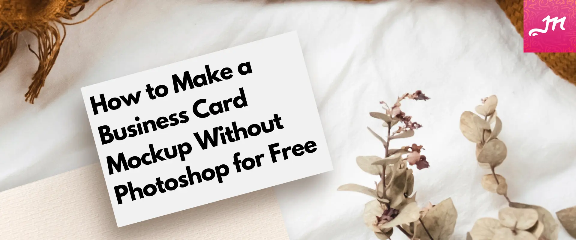how to make a business card mockup