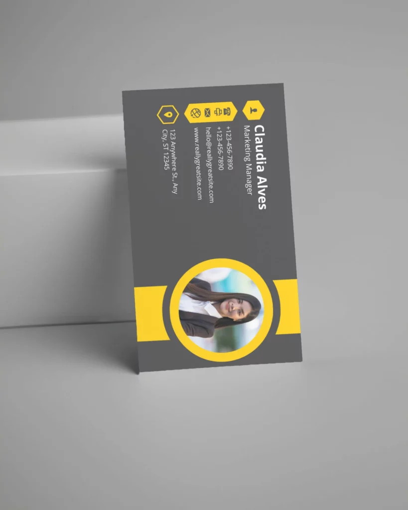business card  mockup  template preview