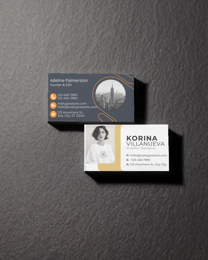  business card mockup preview